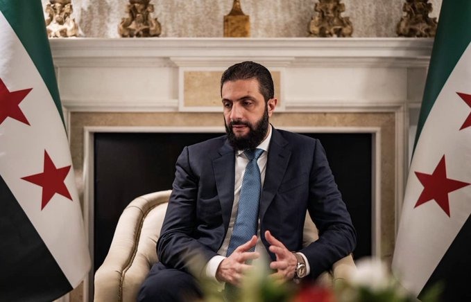 الرئيس السوري أحمد الشرع